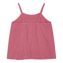BIRKHOLM Muslin Top Hindbær Rosa